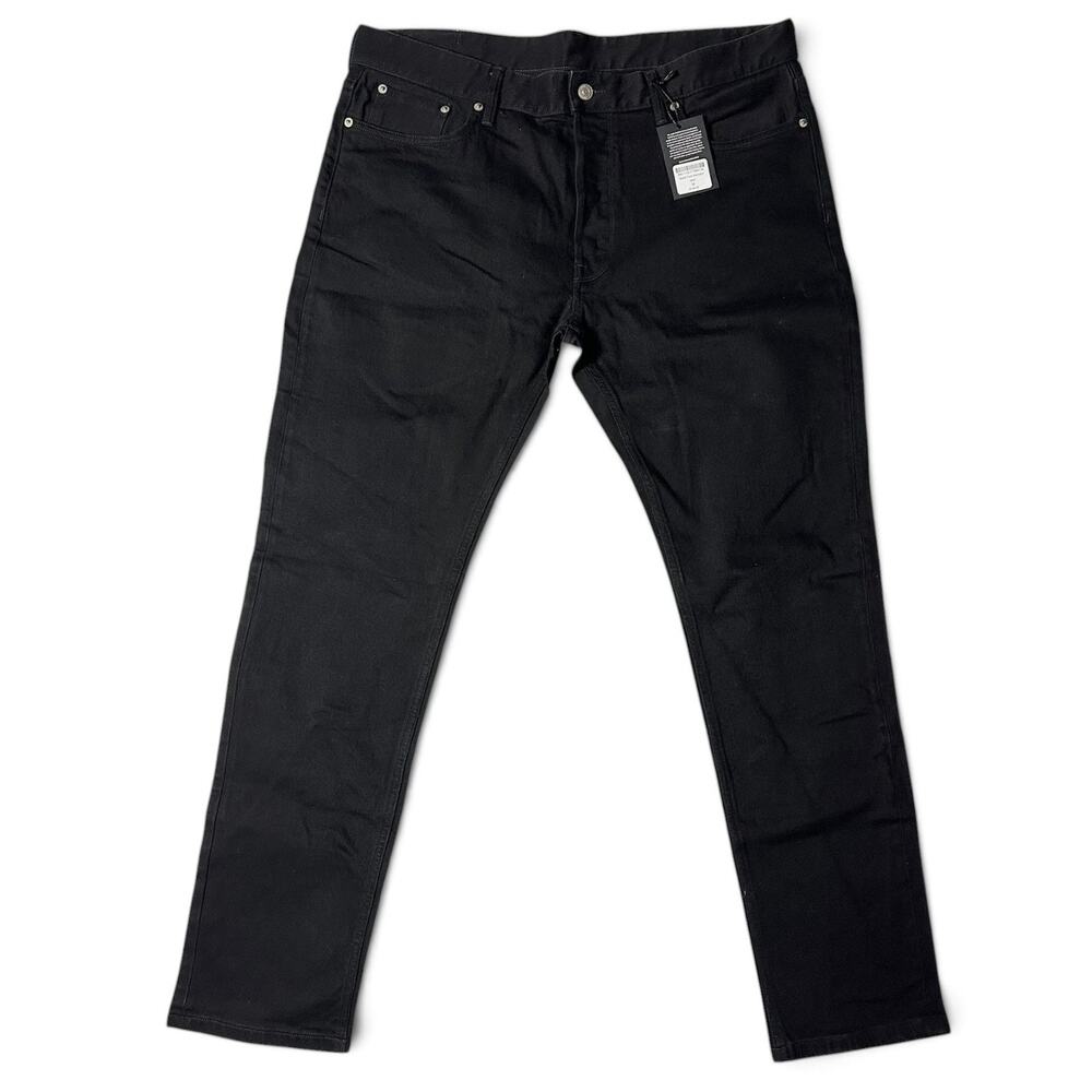 Buck Mason Ford Standard Jean Mens Size 38x34 Black 13oz Denim Button Fly NWT